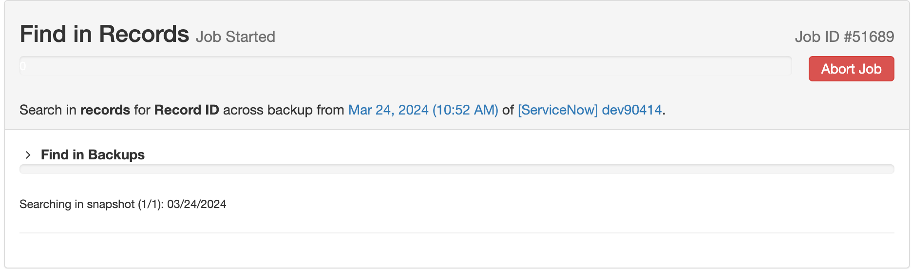 Finding Records and Attachments in ServiceNow