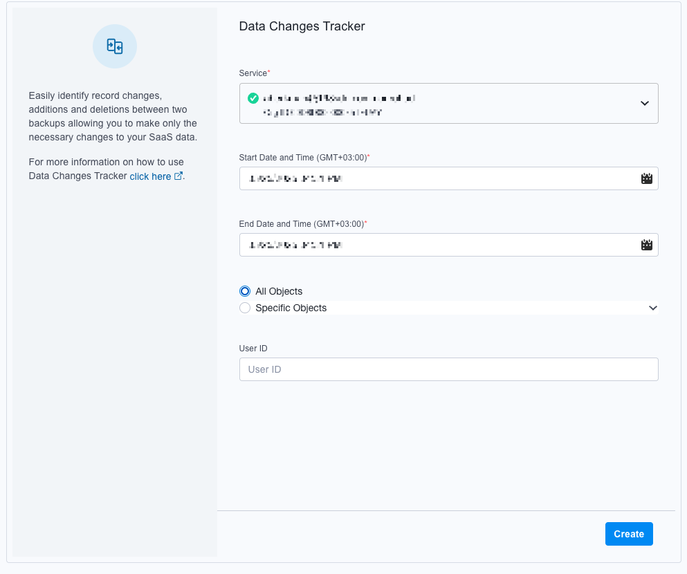 Data Changes Tracker